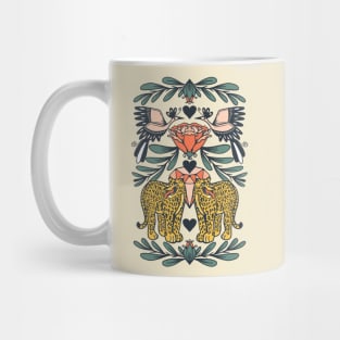 Jaguar Valentines Day Card (no text) Mug